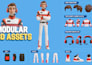 create 3d game assets props for unity and unreal engine